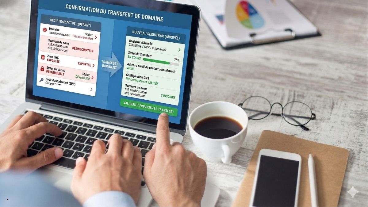 transfert nom de domaine