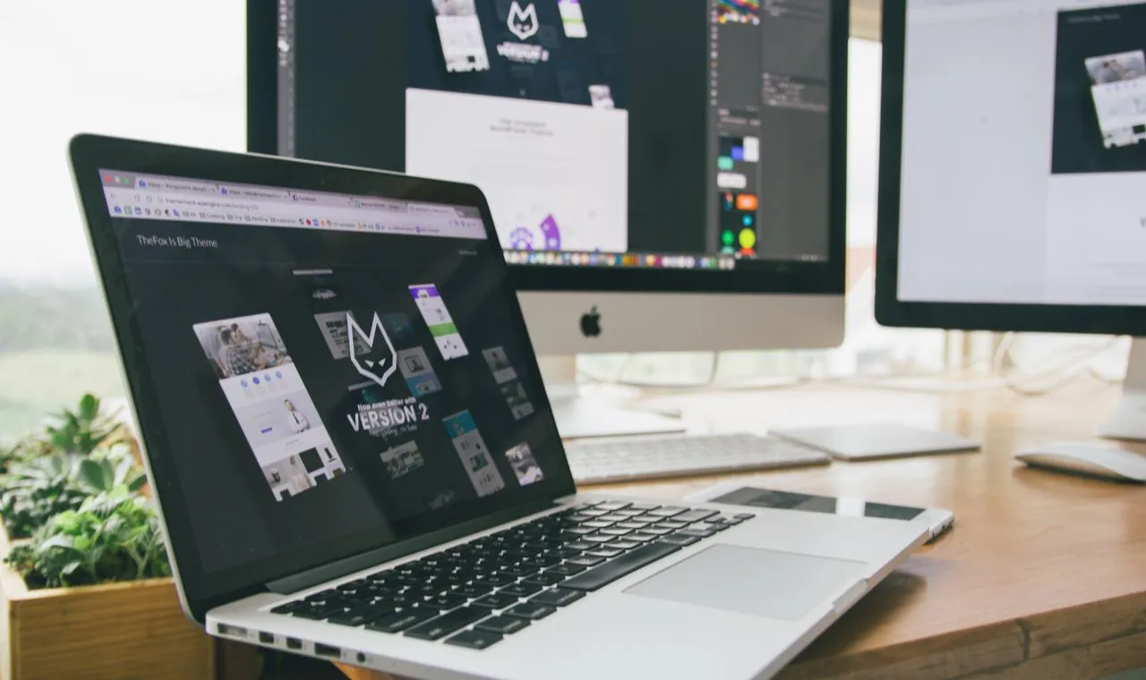 Site web professionnel en conception sur écran — création de site par NEWP en Guadeloupe